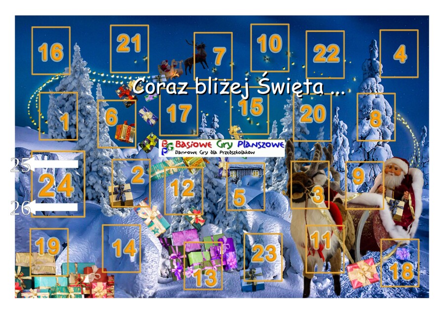 Coraz bliżej Święta – Gra planszowa