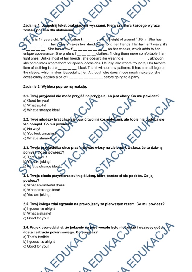 Super Powers 7 Unit 2 - powtórka do sprawdzianu