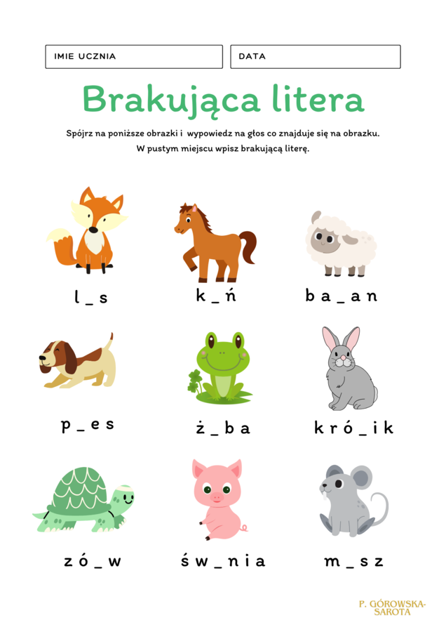 E-book „Nauka liter i czytania przez zabawę” 250 stron kart pracy