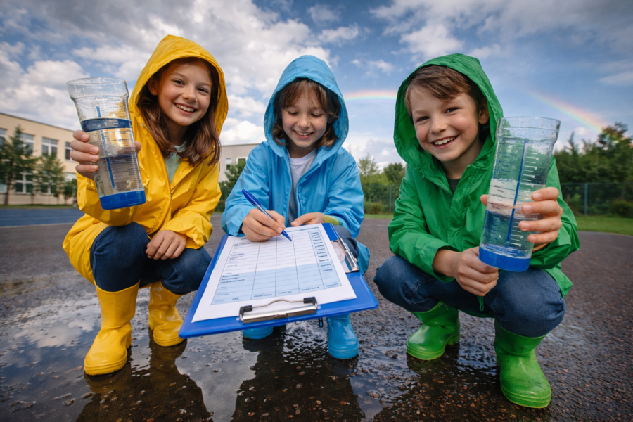 Mierzymy opady – projekt matematyczny