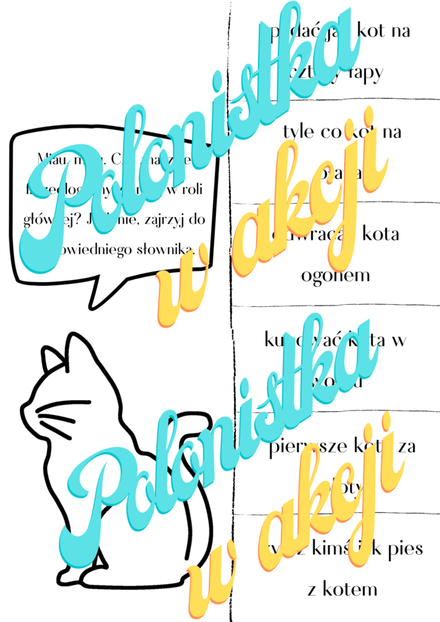 Kot we frazeologii - karta pracy, notatka