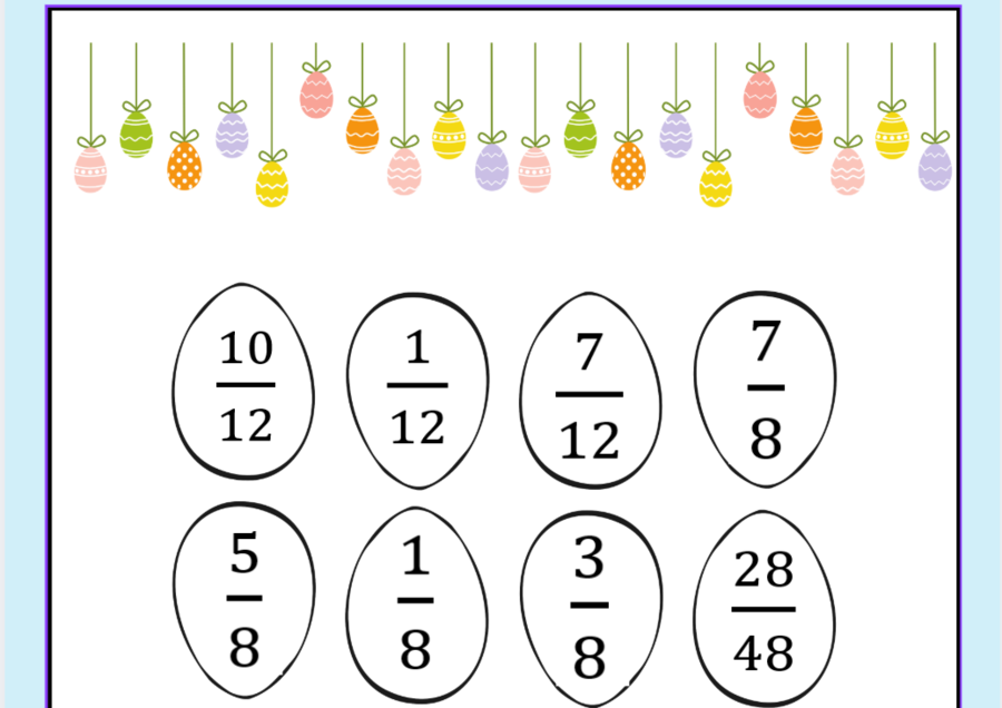Zadania  „Pisanki z ułamkami”
