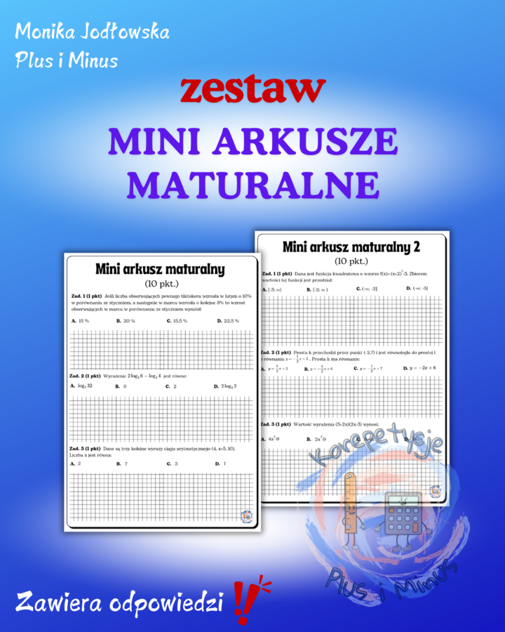 Pakiet mini arkuszy maturalnych