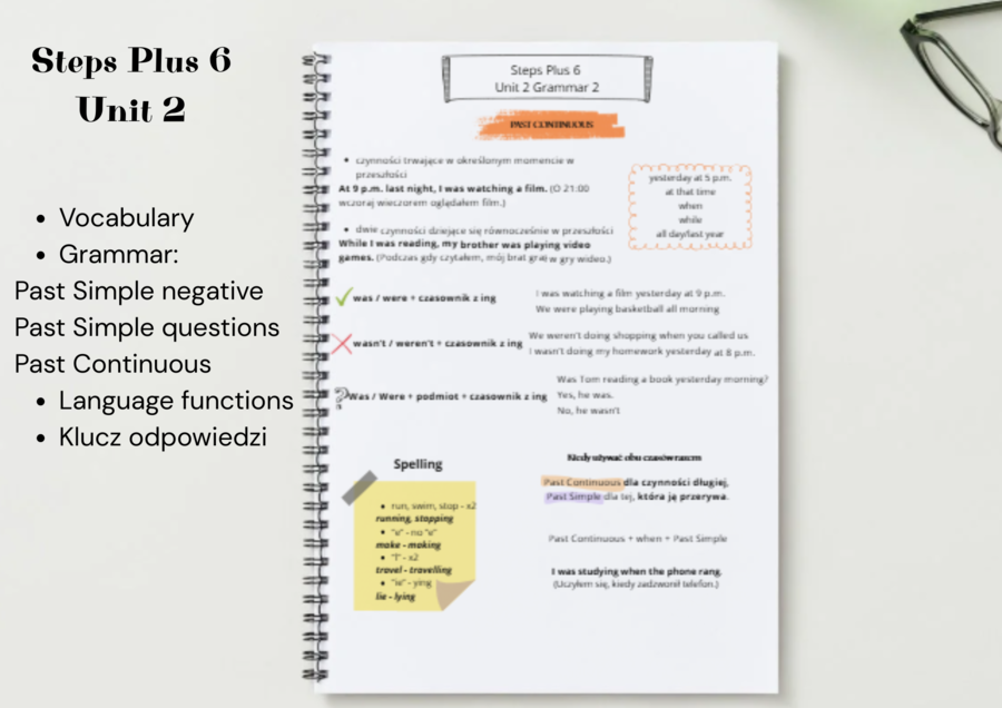 📋 Steps Plus 6 - Unit 2 - Karty Pracy - Worksheets