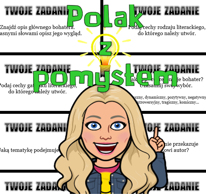 Epickie zadania - karty do analizy epiki