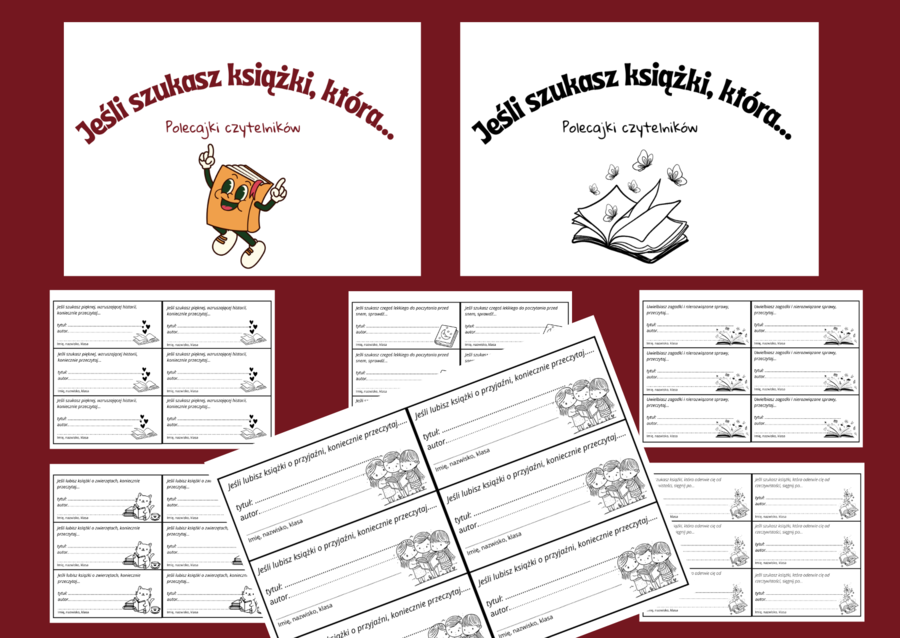 JEŚLI SZUKASZ KSIĄŻKI, KTÓRA... - polecajki czytelników - biblioteka