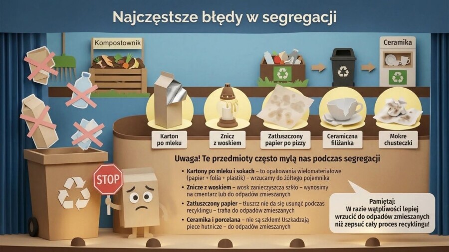 Recykling – segregacja odpadów i drugie życie śmieci (gazetka szkolna / prezentacja)