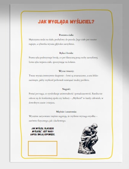 Auguste Rodin, Myśliciel (Jak wygląda? Co symbolizuje? Inspiracja Dantego. Zostań myślicielem)