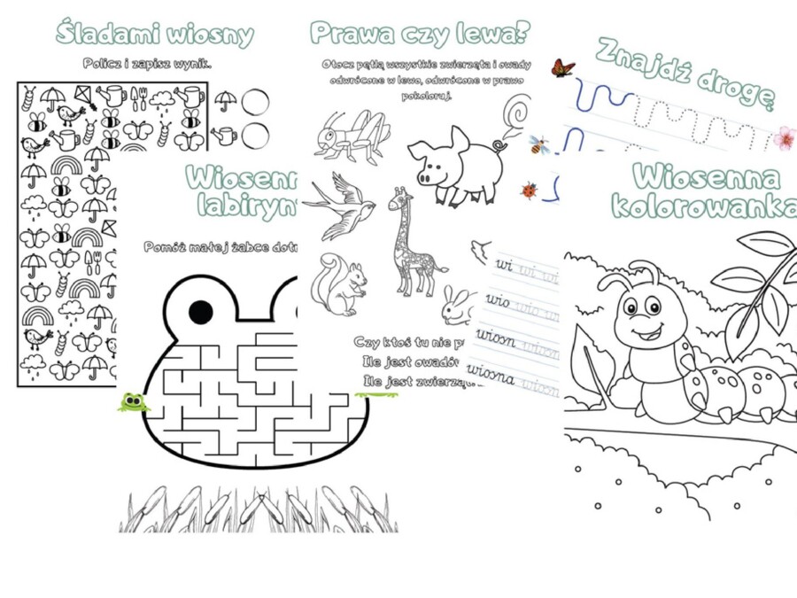 Wiosna - pakiet materiałów edukacyjnych 3 w 1