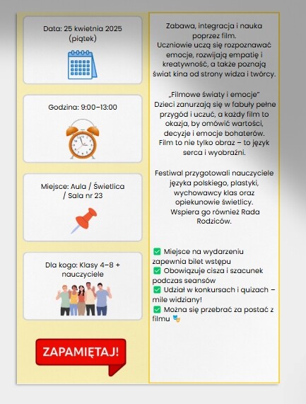 Domowy festiwal filmowy