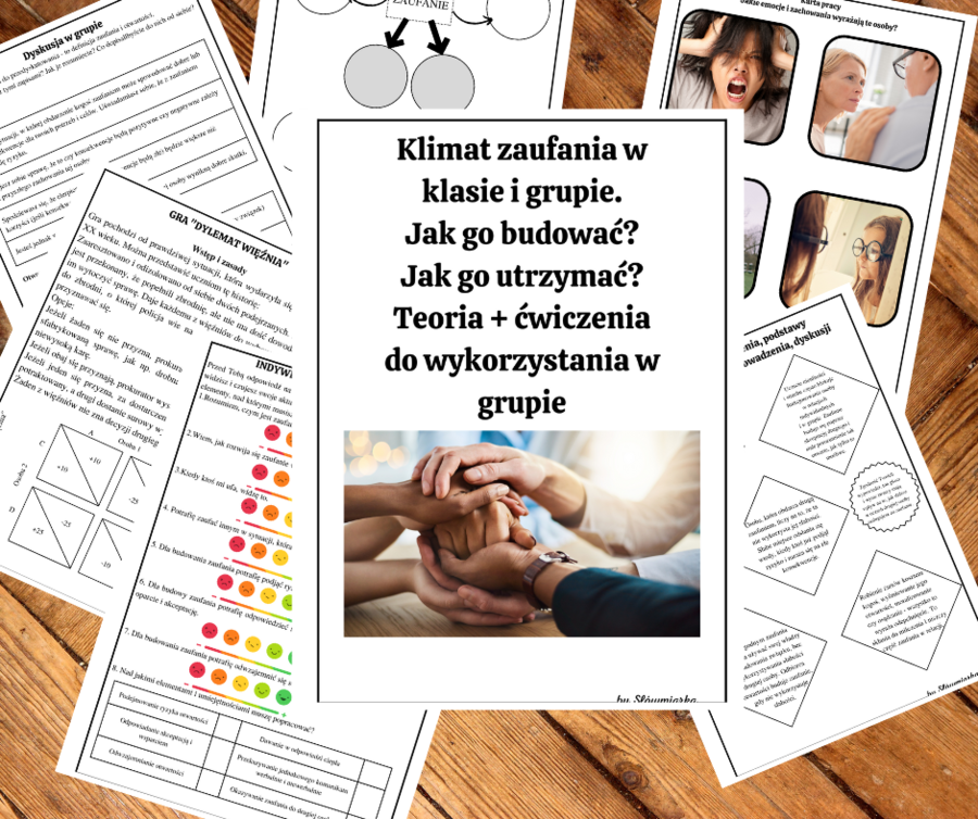 Lekcje wychowawcze - zaufanie i akceptacja (3-5 godzin lekcyjnych)