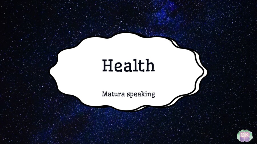 🩺 Speaking Practice – Health (Matura Speaking Pack) 💬 (materiał konwersacyjny, poziom B1/B2, 22 strony)matura ustna, zdrowie, zdrowy styl życia, pytania maturalne, konwersacje po angielsku, angielski B1 B2, zdrowie psychiczne, dieta, sport, medycyna, roz