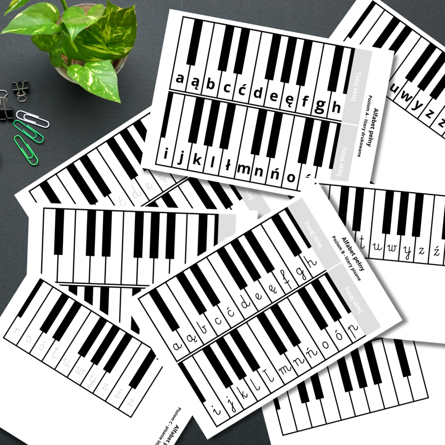 Wprowadzenie alfabetu - Alfabet muzyczny