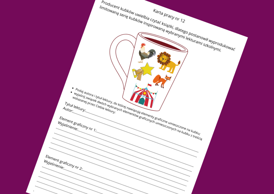 "ARTYSTA” – lektury- kl. 4-8 – ikonki – powtórzenie – powtórka – egzamin – karta pracy