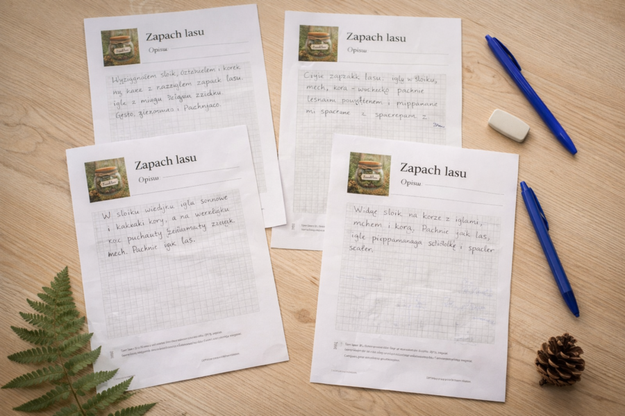 Słoik zapachów lasu