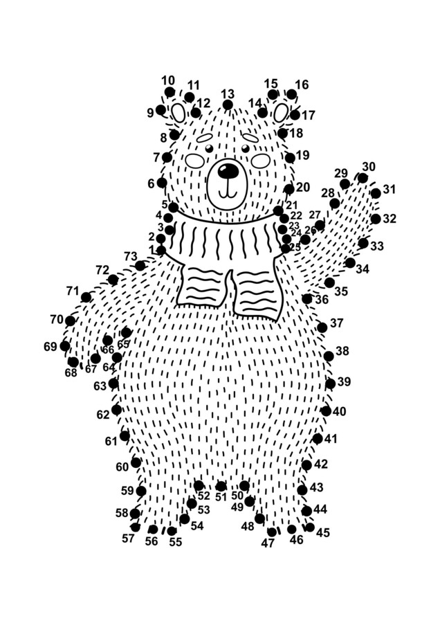 Połącz kropki, rewalidacja, zajęcia kreatywne