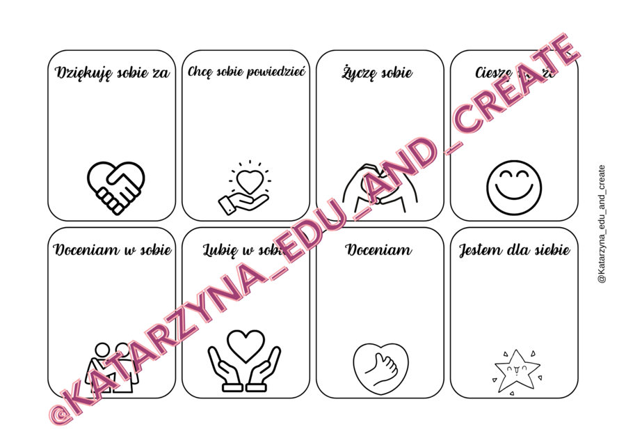 Nowy rok szkolny – karteczki z miłymi słowami