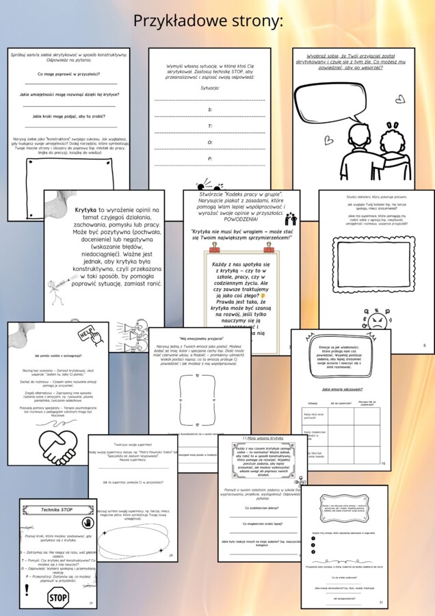 Nauka Radzenia Sobie z Agresją, Autoagresją i Krytyką 4-8