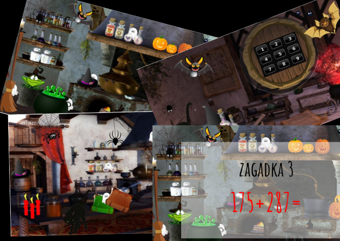 Halloween Escape Room - działania pisemne. EDYTOWALNY w Prezentacjach Google lub PowerPoint