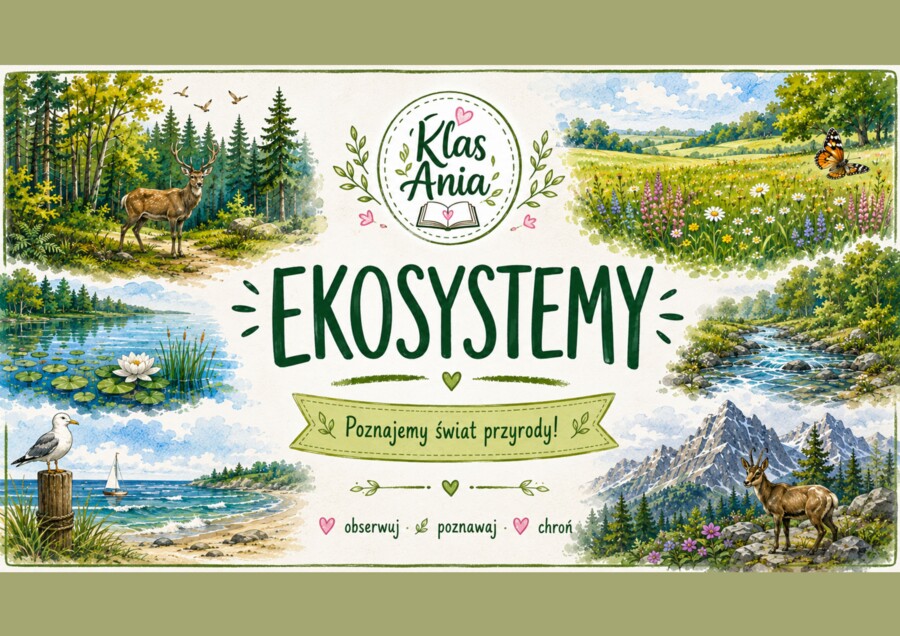 Ekosystemy – karty pracy