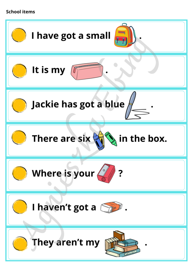 Picture into Word Revision Game (Kids)