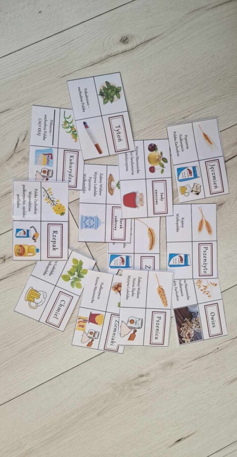 "Produkcja roślinna w Polsce/do zalaminowana/układanka/puzzle/rozmieszczenie upraw w Polsce/rozpoznawanie gatunków w pdf. „Produkcja roślinna”. Geografia 7 "Rolnictwo i przemysł Polski"