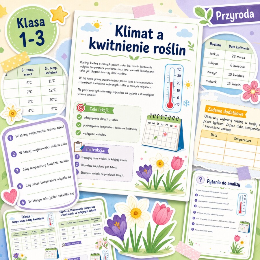 Klimat a kwitnienie roślin