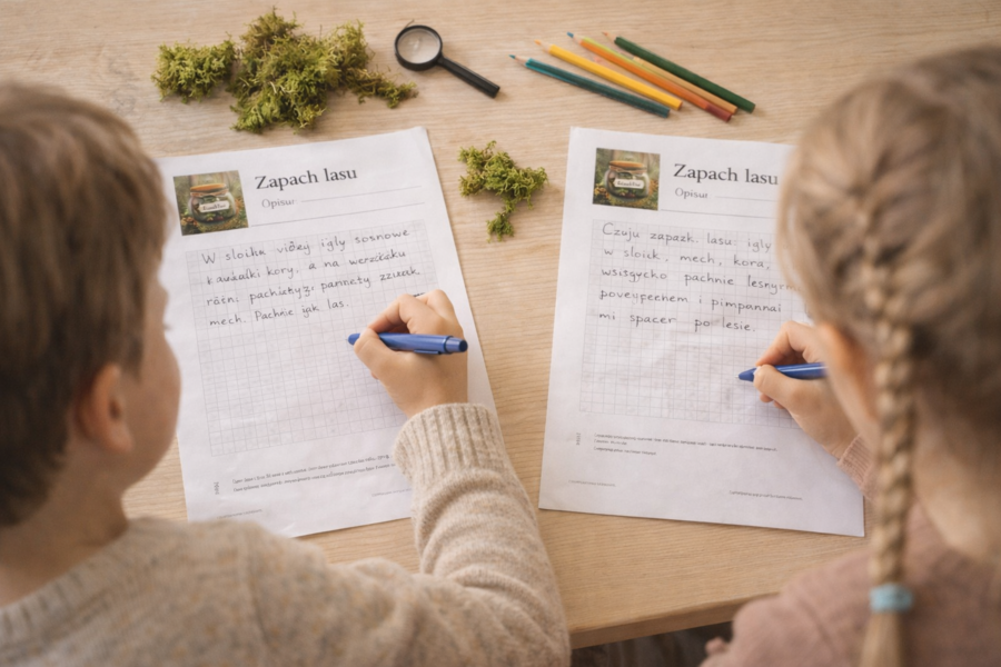 Słoik zapachów lasu