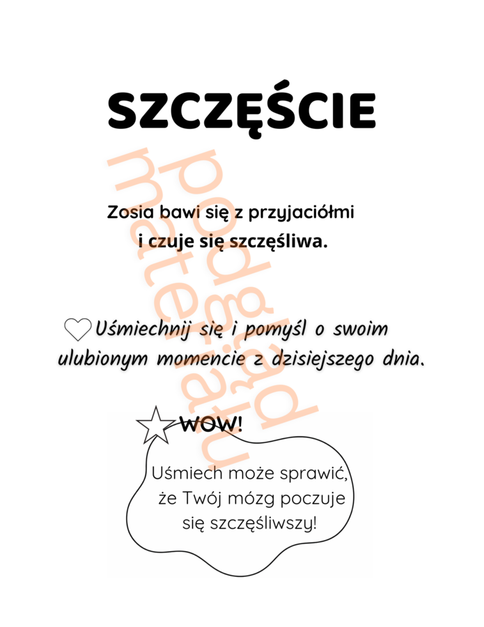 Emocje i uczucia dla dzieci – kolorowanka edukacyjna i karty pracy | 51 stron PDF