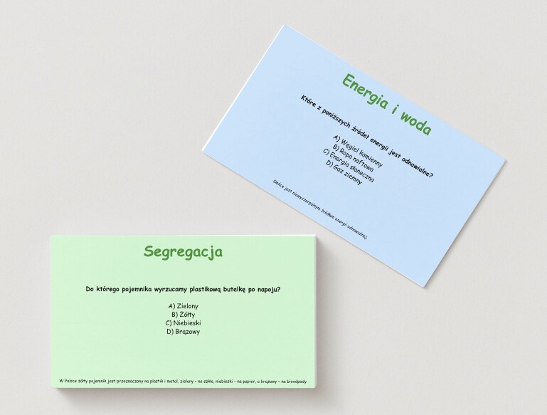 Gra planszowa „Ekologiczne wyzwania”