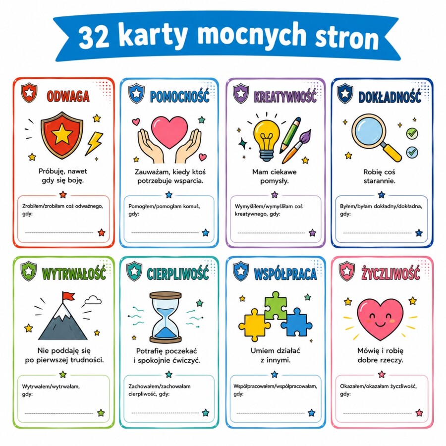Supermoce ucznia - katy talentów do wycinania