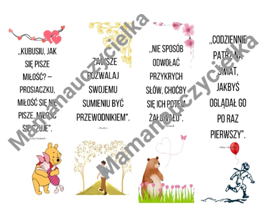 Bajkowe zakładki do książek