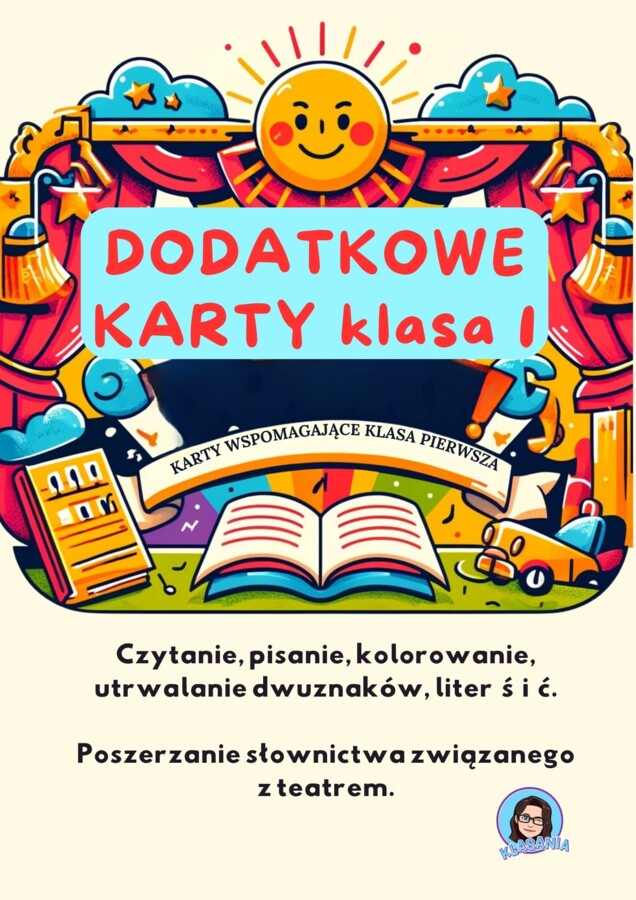 Klasa 1 - dodatkowe karty wspomagające
