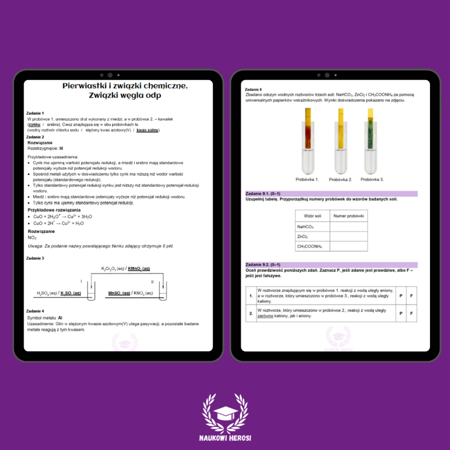 Zbiór zadań maturalnych - Chemia