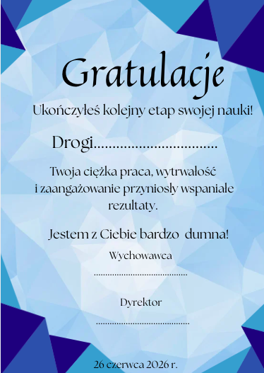 Pakiet: Podziękowania  dla rodziców | Gratulacje  dla dzieci| Dyplomy | (EDYTOWALNY) + Plik pdf