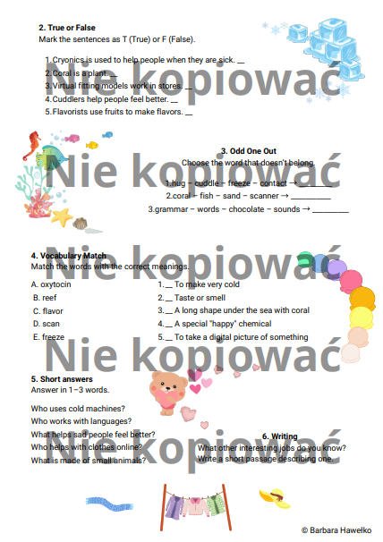 Unusual Jobs Around the World Reading & Exercises A2