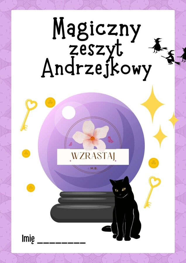 Magiczny zeszyt Andrzejkowy