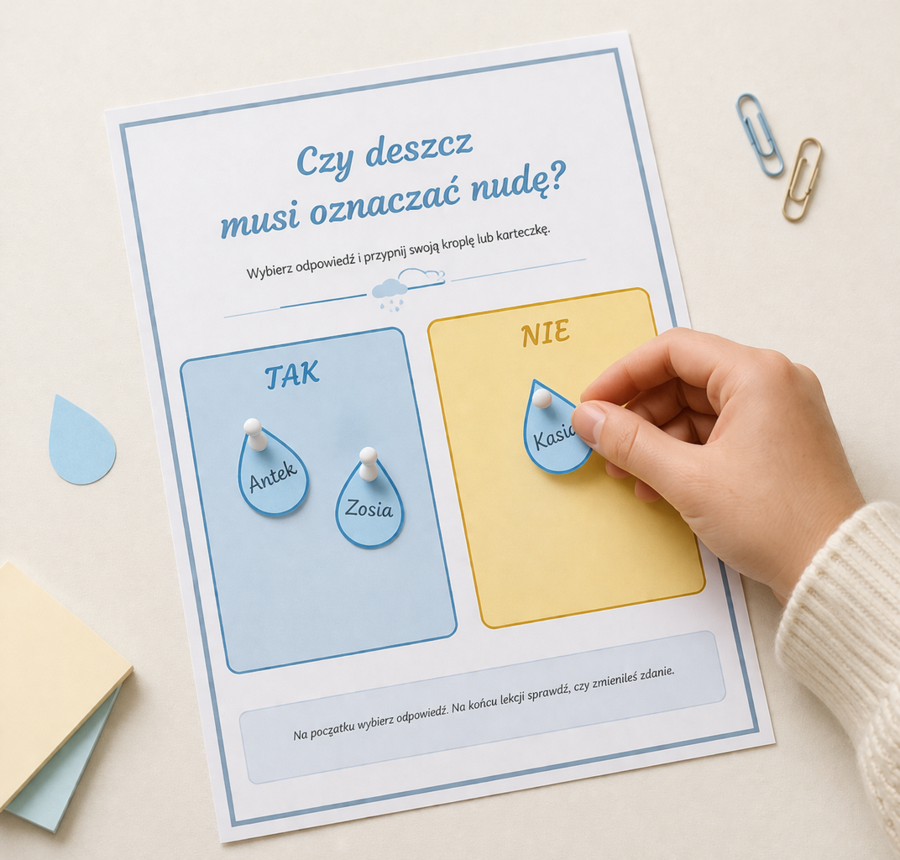 Czy deszcz musi oznaczać nudę? [Plansza]