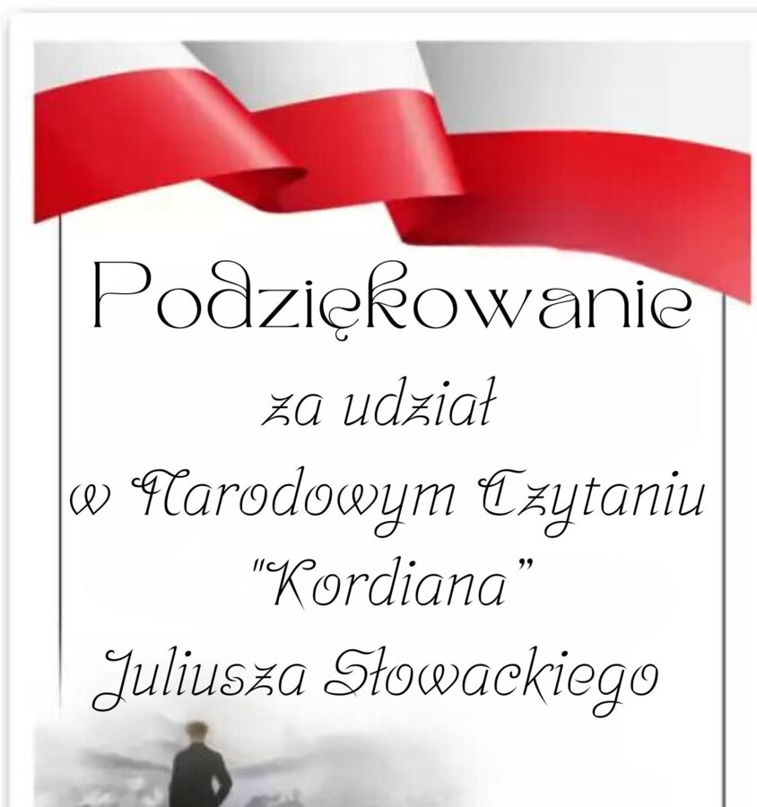Podziękowanie - Narodowe Czytanie
