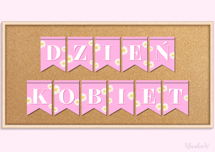 Girlanda na Dzień Kobiet (PDF)