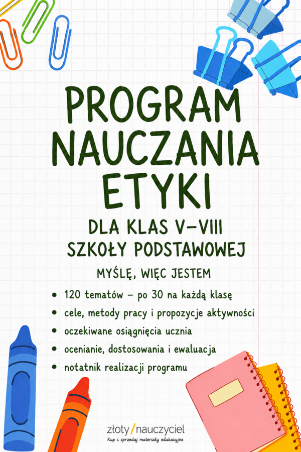 Etyka program nauczania dla klas 5-8