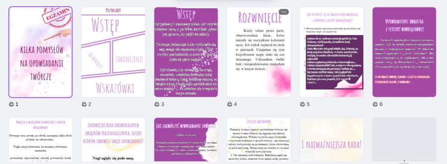 Opowiadanie twórcze na egzaminie ósmoklasisty! Patent na pisanie! Prezentacja PDF lub do wydruku! Cenne wskazówki!