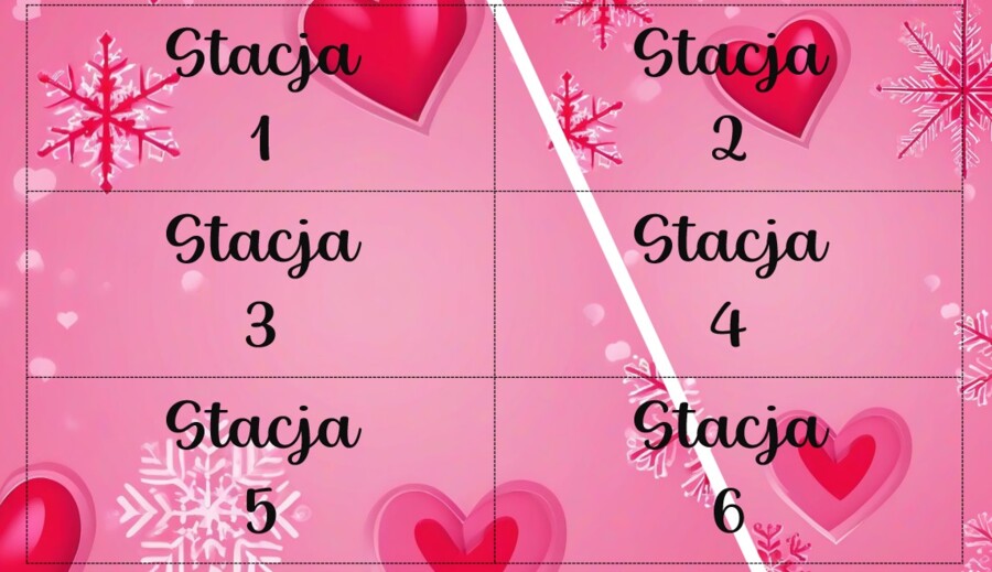 Walentynkowe stacje zadaniowe - lektury do E8