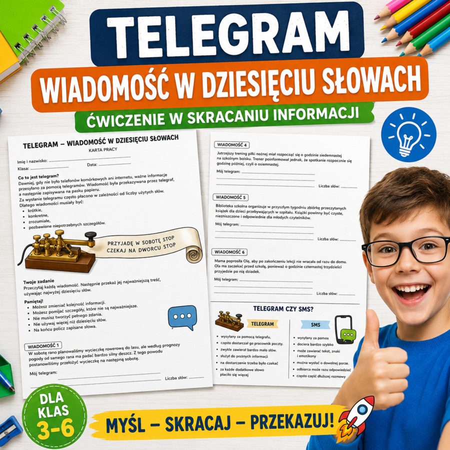 Telegram – wiadomość w dziesięciu słowach