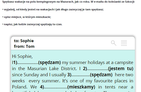 E8 writing practice.