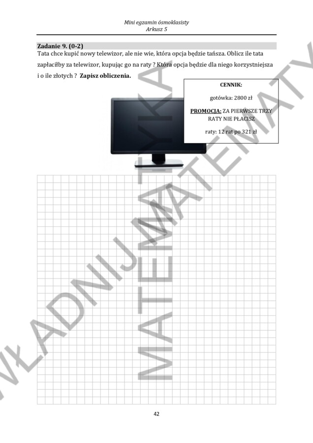 Mini Egzaminy Ósmoklasisty – część 2