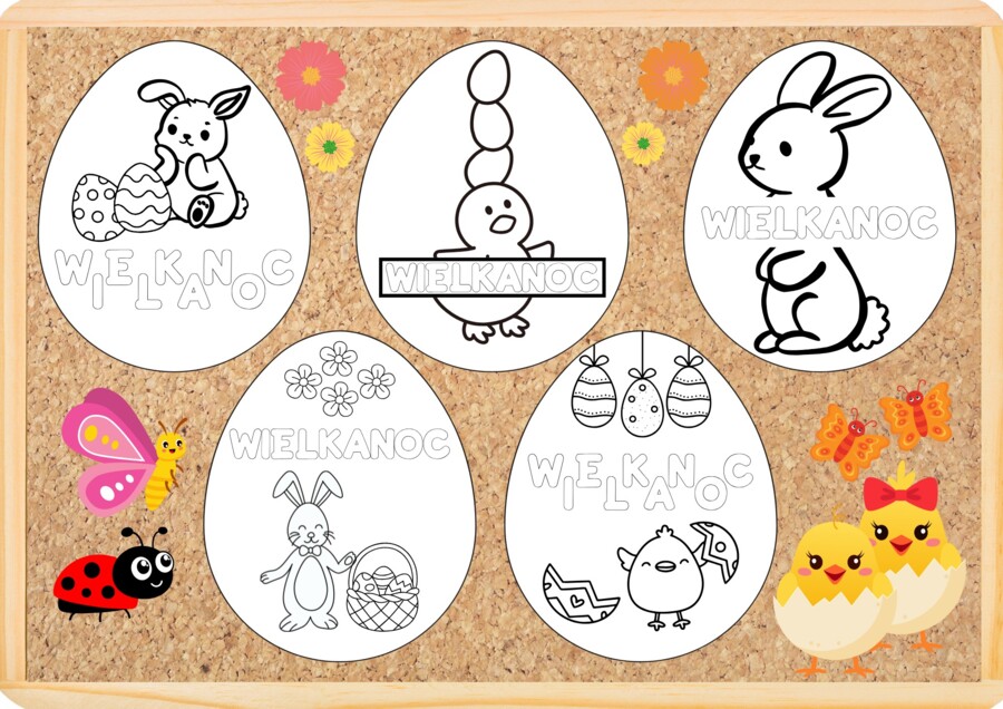KOLOROWANKI WIELKANOCNE
