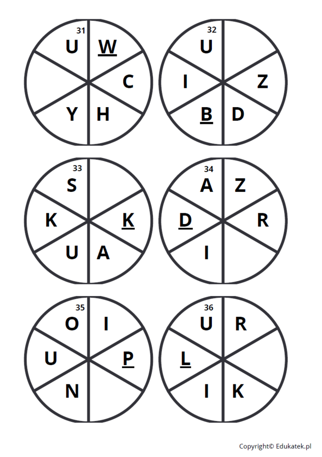 Ortograficzne łamigłówki - czytaj i odkrywaj wyrazy