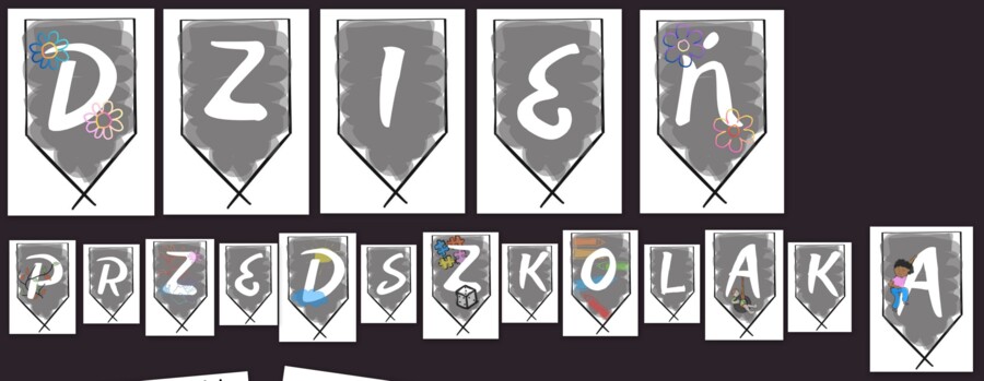 Napis na dzień przedszkolaka