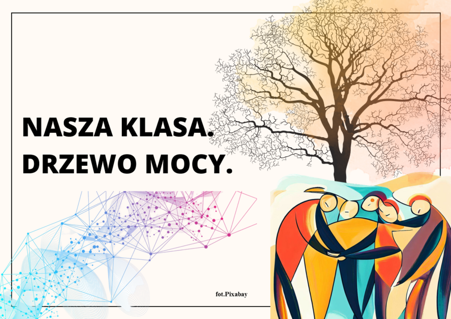 Nasza klasa. Drzewo mocy. Materiały pomocnicze- gazetka+prezentacja do celów integracyjnych,moytwujących, wychowawczych zespół klasowy.